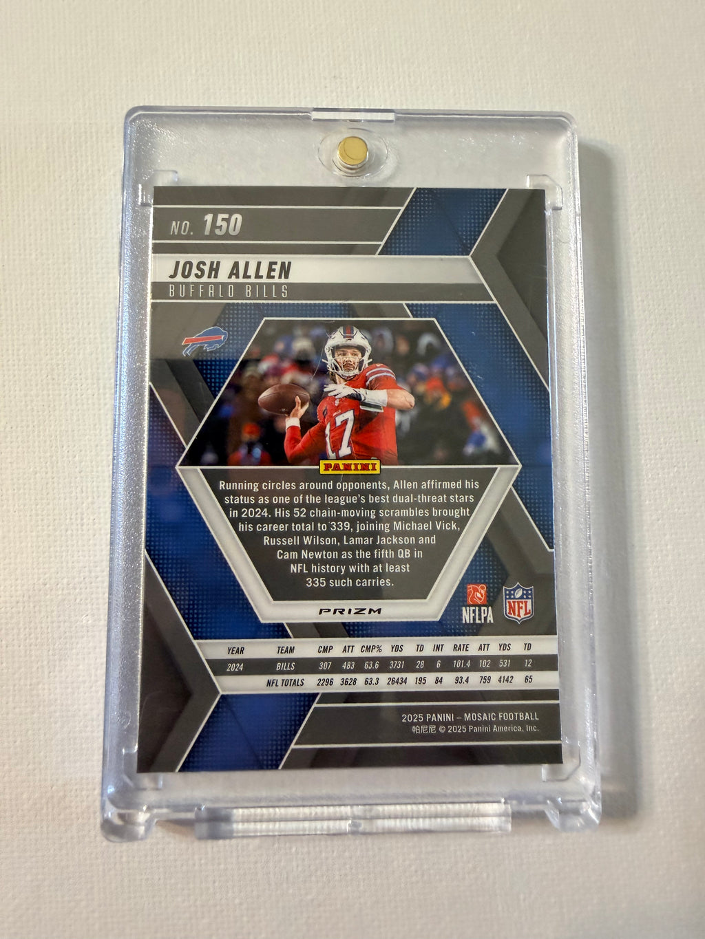 Josh Allen 2025 Mosaic Football #150