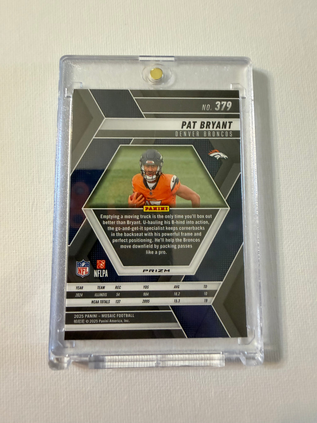 Pat Bryant 2025 Panini Mosaic Football #379