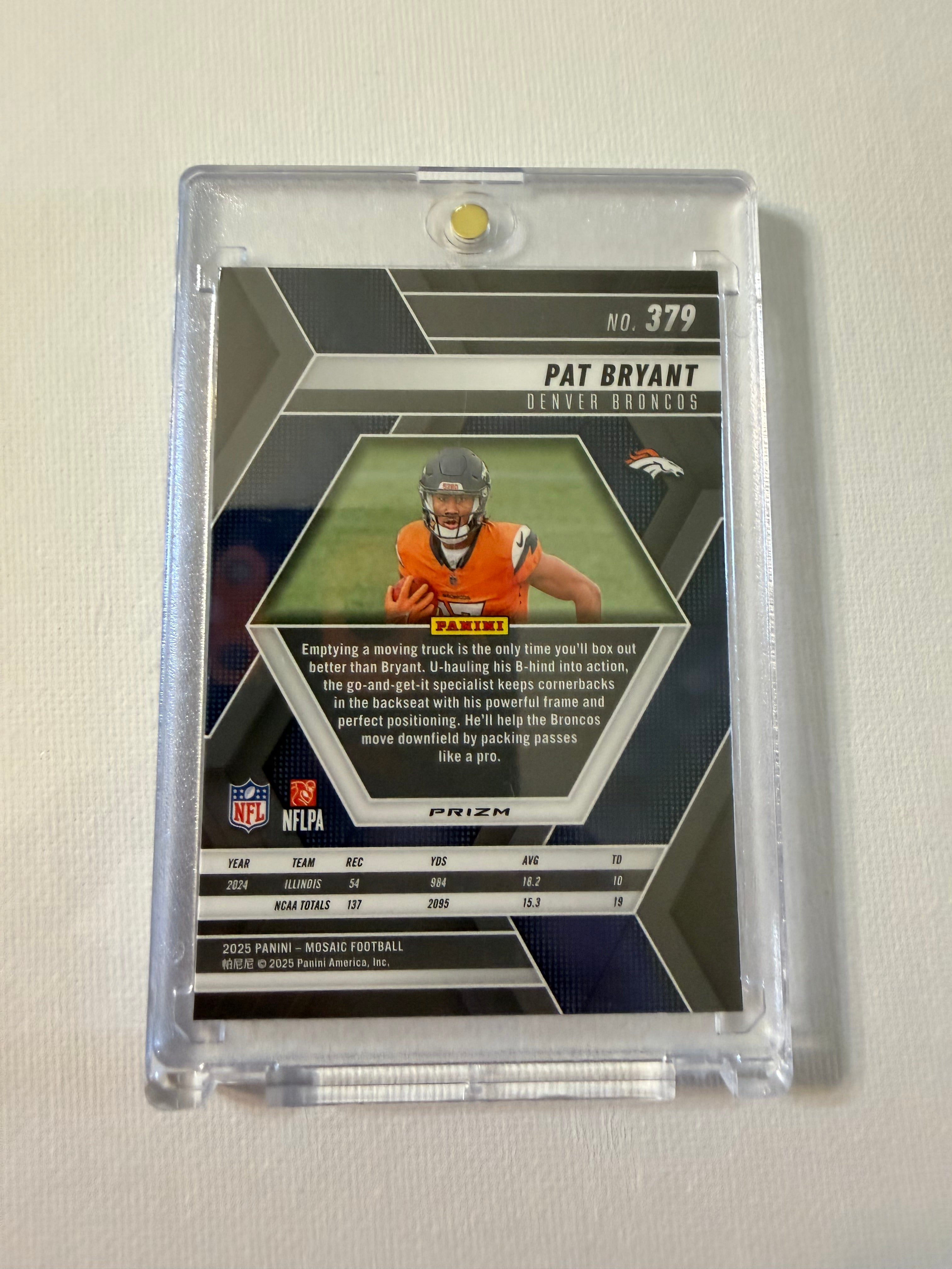 Pat Bryant 2025 Panini Mosaic Football #379