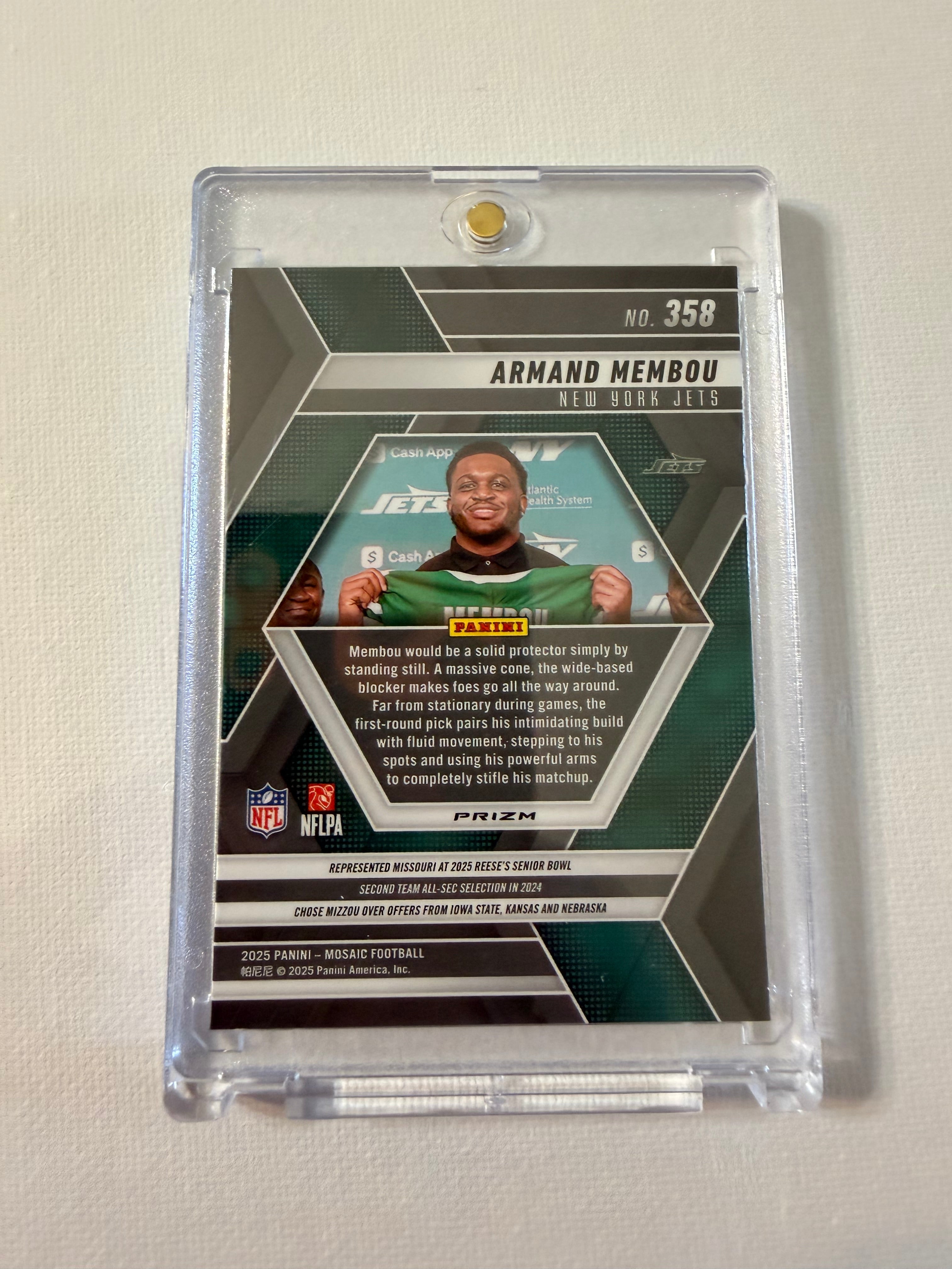 Armand Membou (RC) 2025 Panini Mosaic Football #358