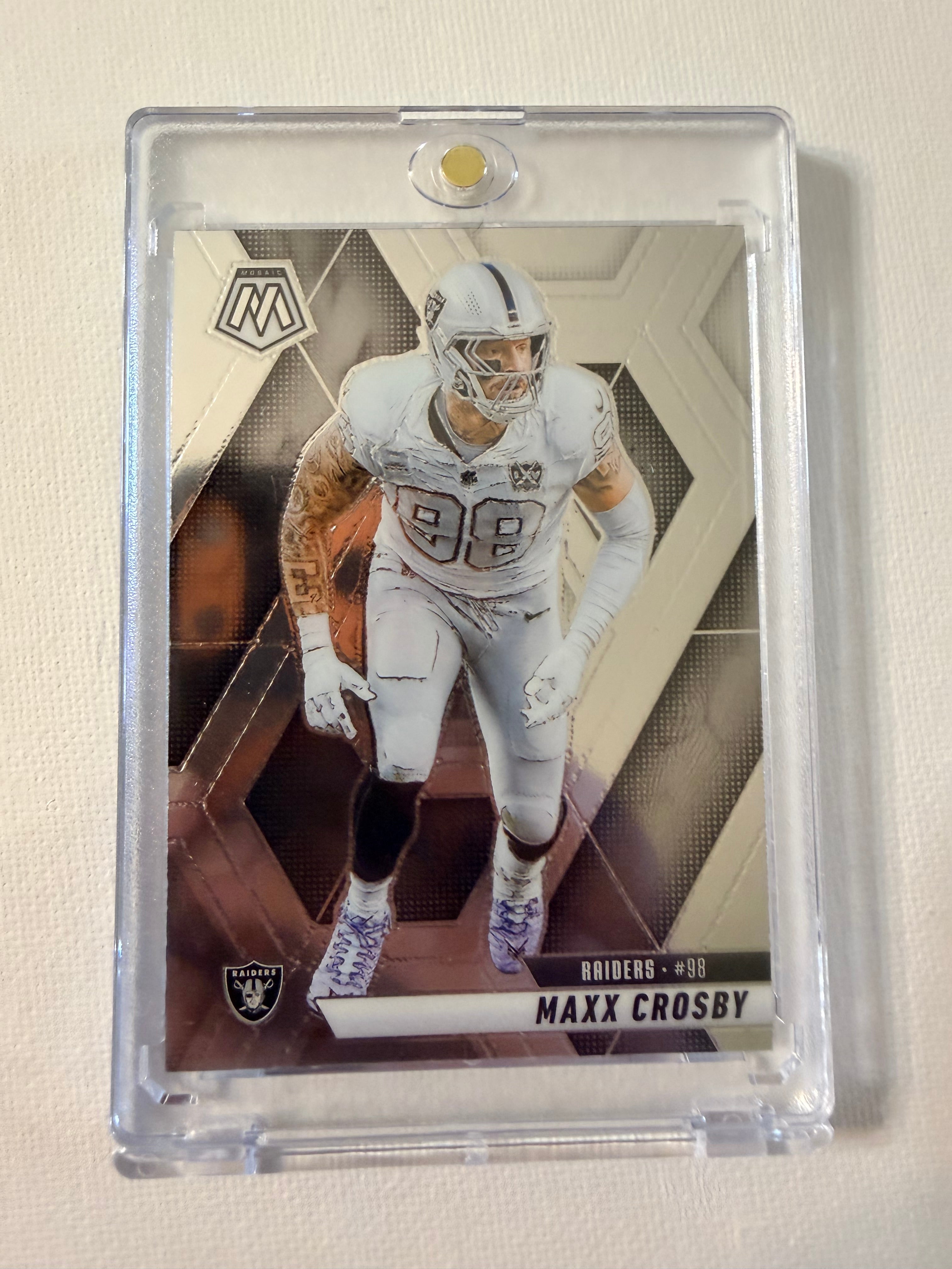Max Crosby 2025 Panini Mosaic Football  #249