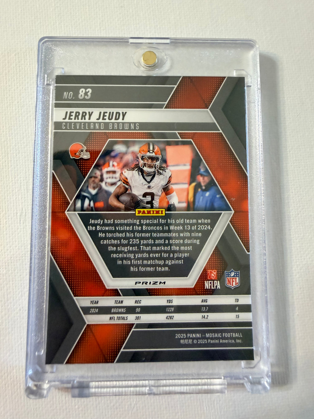 Jerry Jeudy 2025 Panini Mosaic Football #83