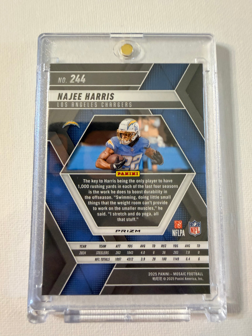 Najee Harris 2025 Panini Mosaic Football #244