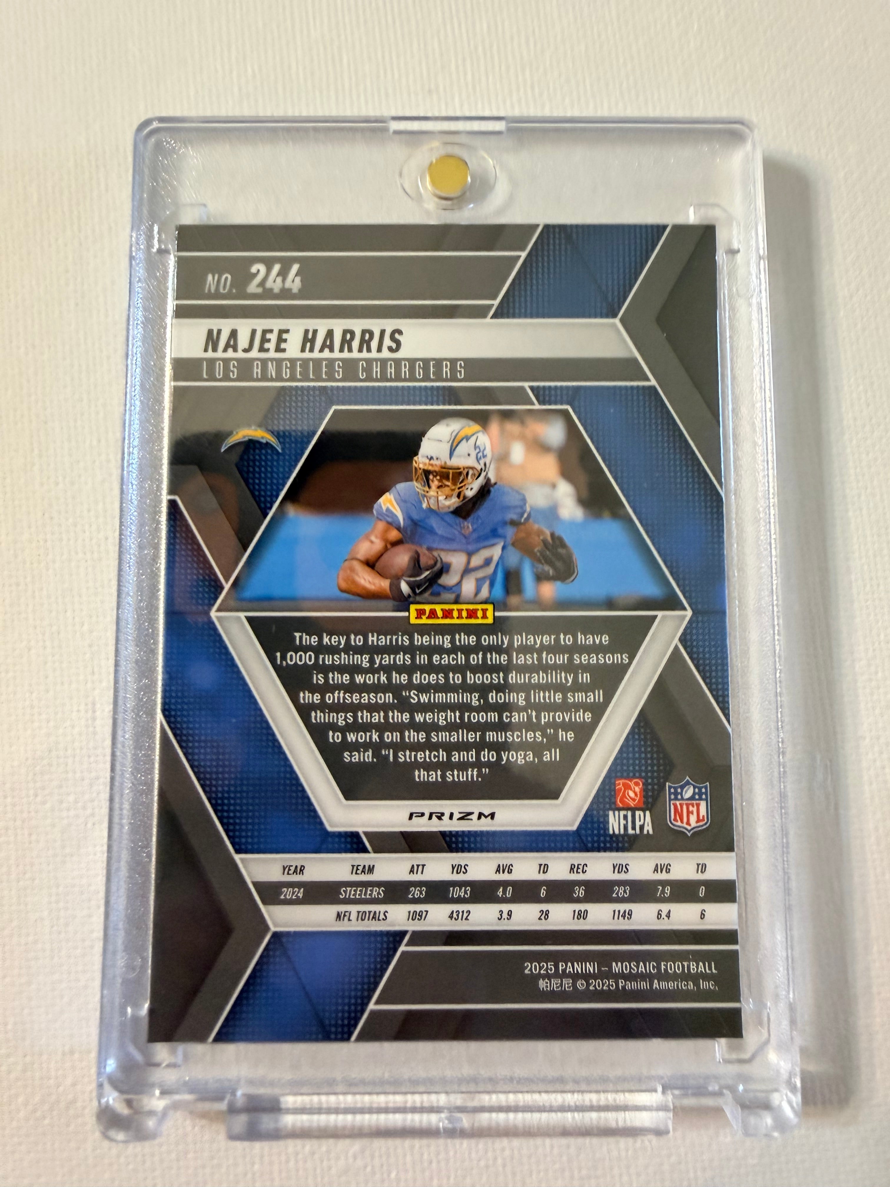 Najee Harris 2025 Panini Mosaic Football #244