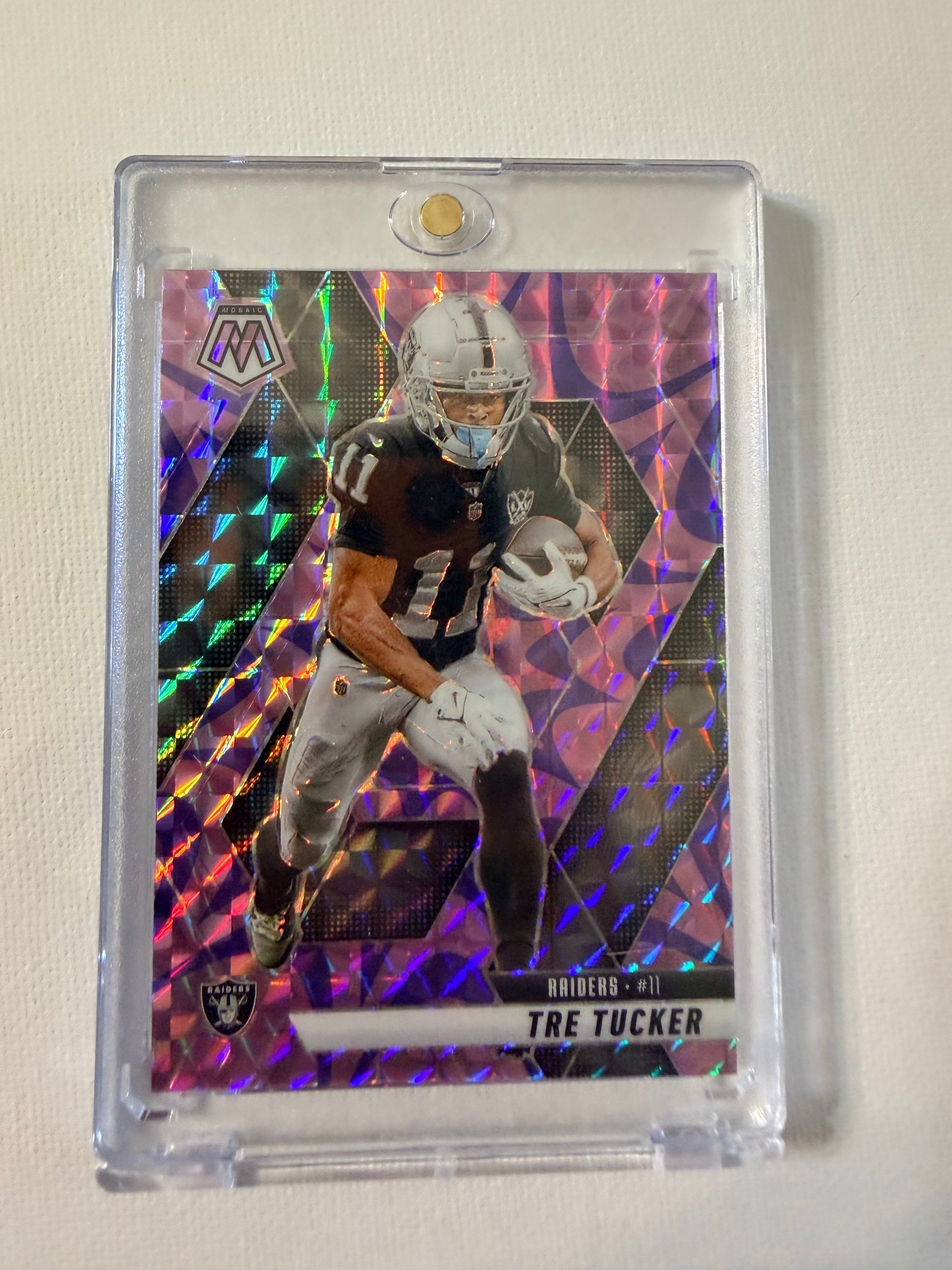 Tre Tucker 2025 Panini Mosaic Football #218