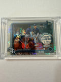 2025 Topps "Game Used Ball" Relic Black Parallel featuring Taylor Walls and José Caballero (#05/05)