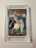 2024 Topps Series 1 Charlie Morton "Game Used Ball" Relic Black Parallel (#35/39)