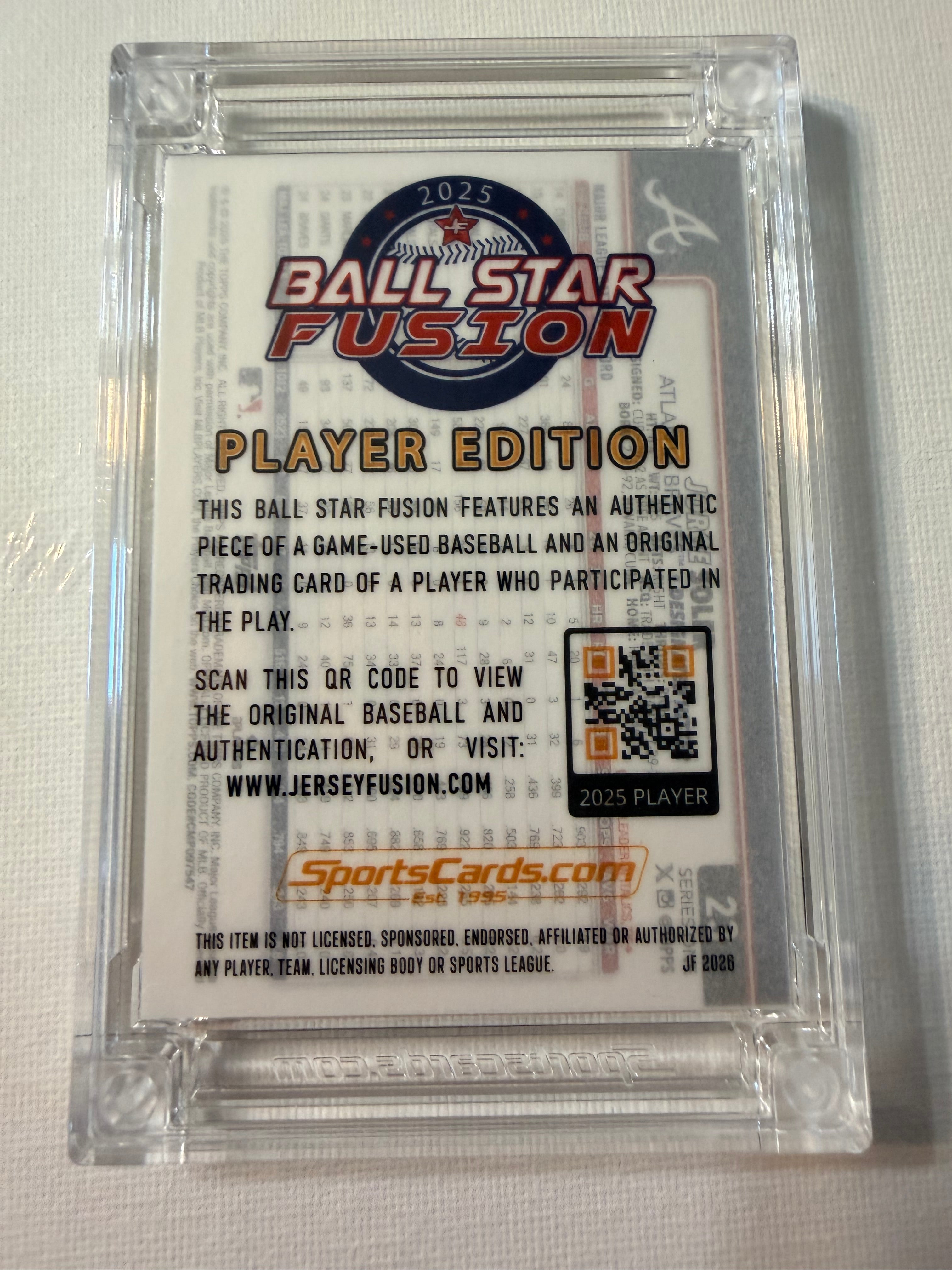 2024 Topps Series 1 Charlie Morton "Game Used Ball" Relic Black Parallel (#35/39)