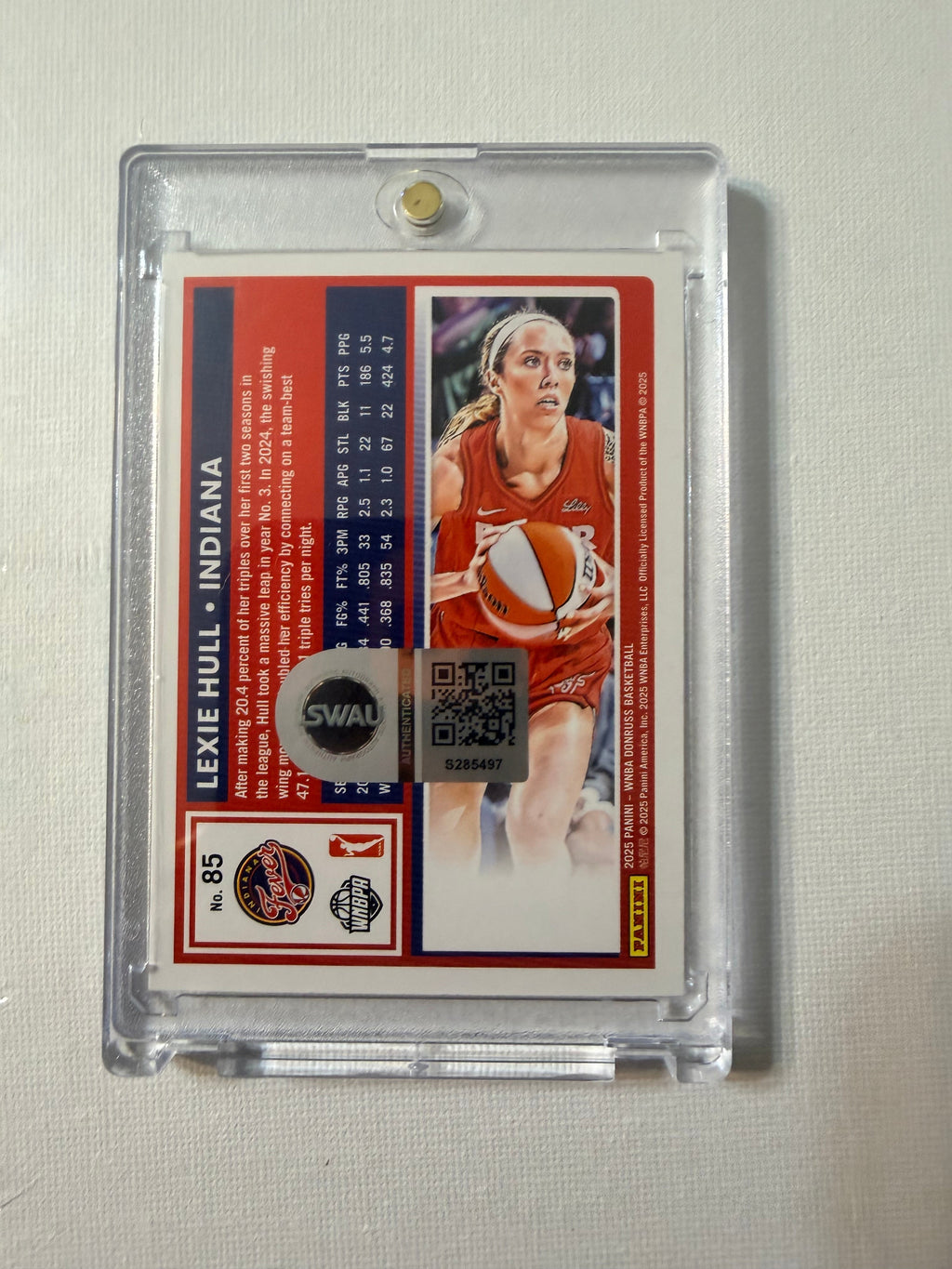 Lexie Hull Signed 2025 Donruss #85