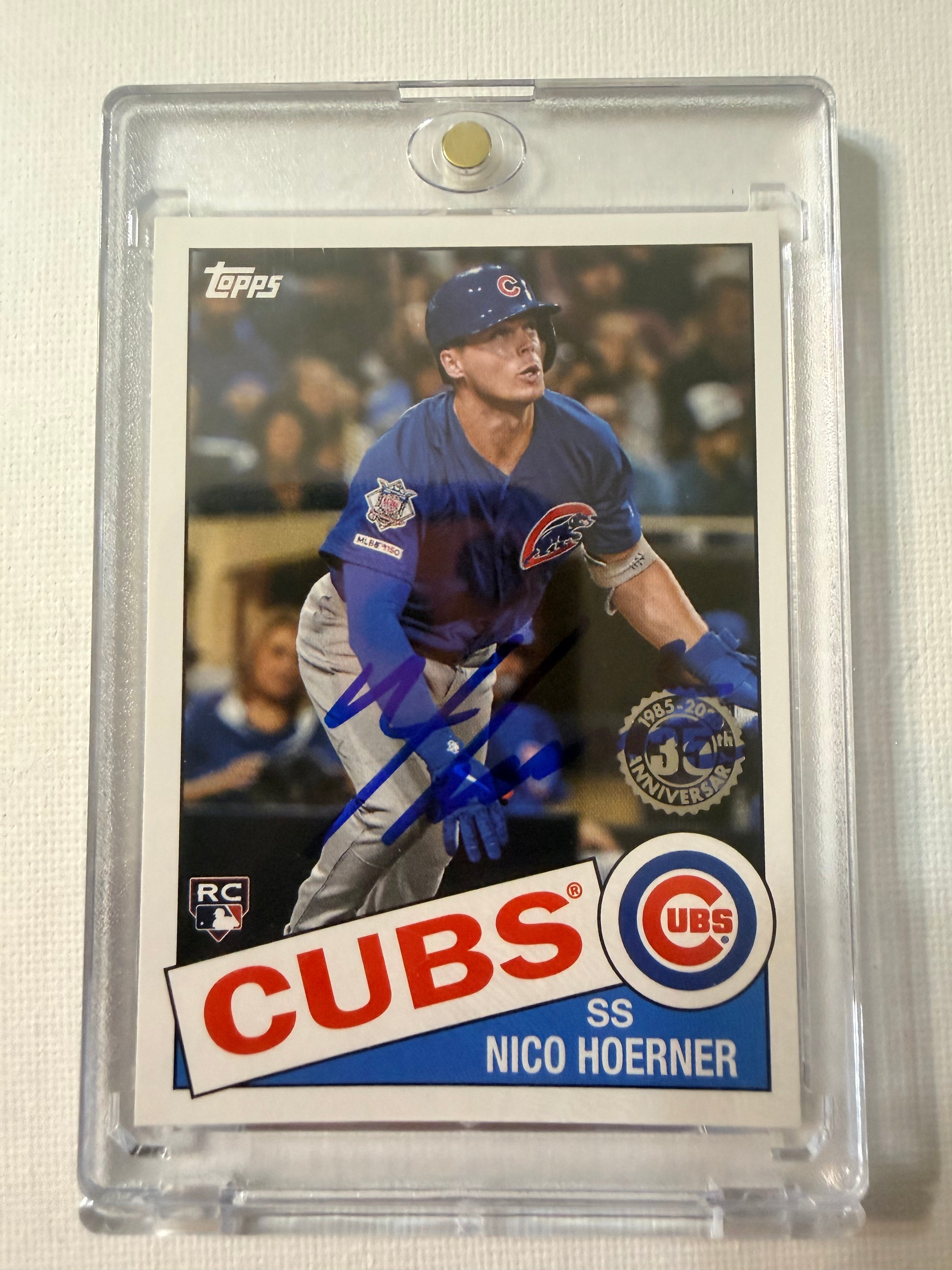 Nico Hoerner Signed RC 2020 Topps #85-95