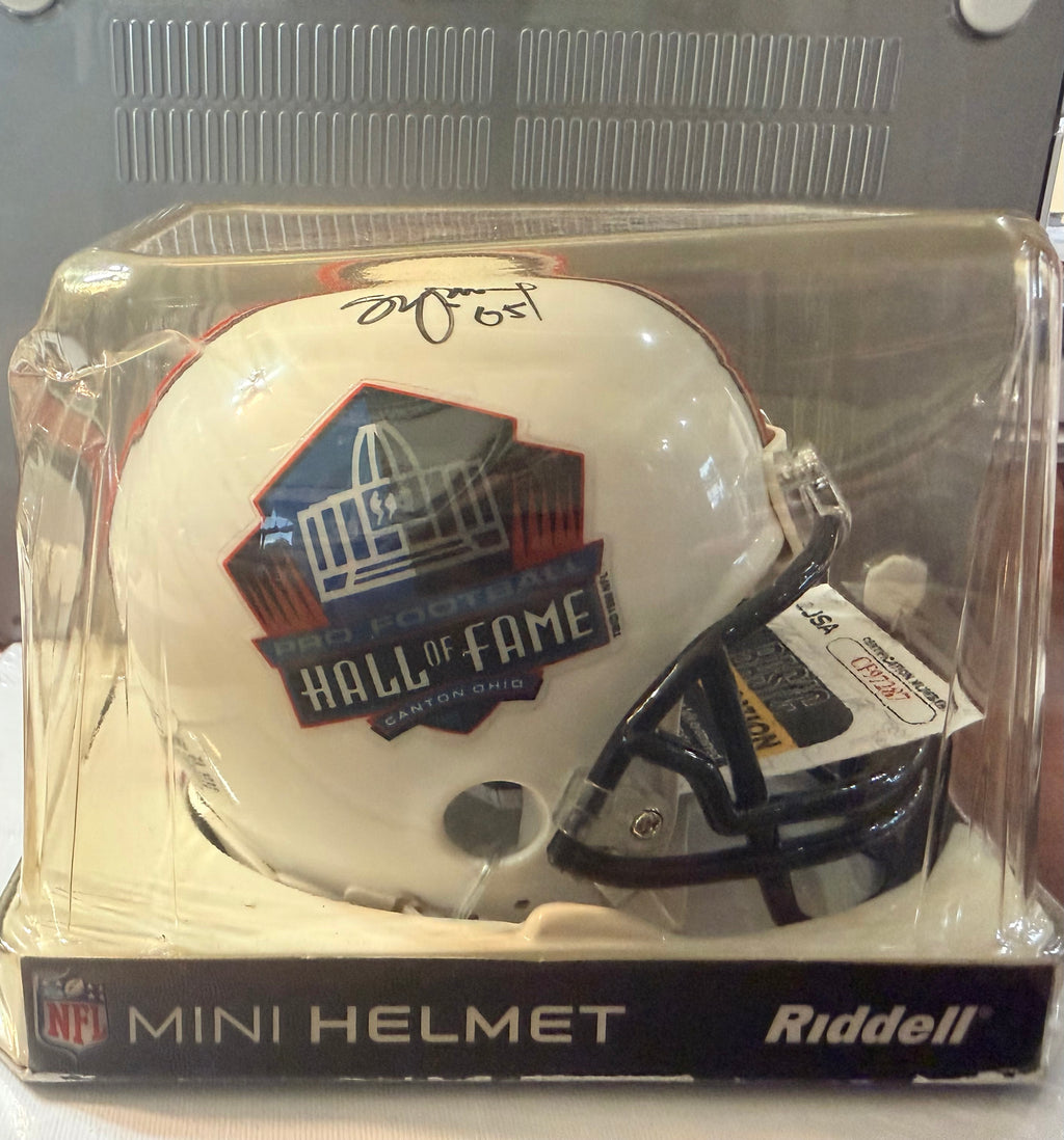 Steve Young NFL HOF Signed Mini Helmet / JSA