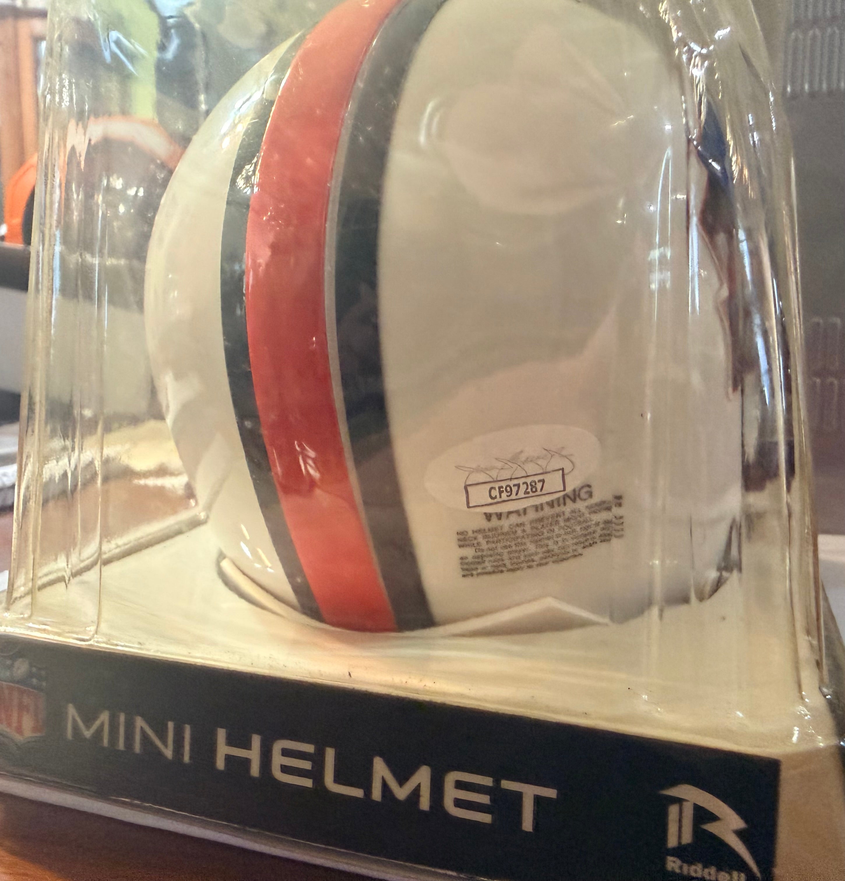 Steve Young NFL HOF Signed Mini Helmet / JSA